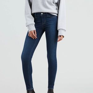 LEVIS 710 Skinny Jean in Novelty Indigo 25W